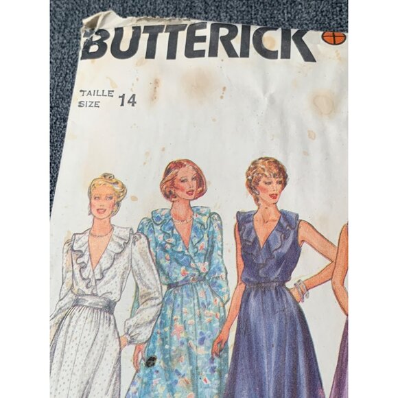Butterick Misses Dress Sewing Pattern sz 14 4278 - uncut - Picture 4 of 5